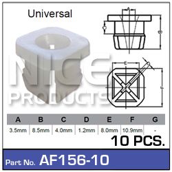 Fasteners Pkt 10