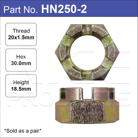 Hub Nuts Pair