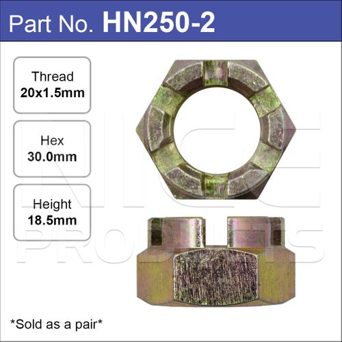 Hub Nuts Pair