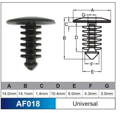 Fasteners Bag of 1,000