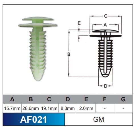 Fasteners Bag of 100