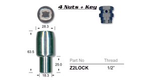 Lock Nuts (set of 4)