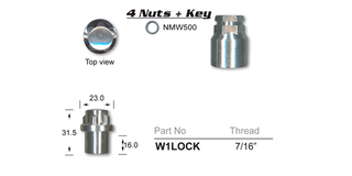 Lock Nuts (set of 4)