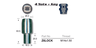 Lock Nuts (set of 4)