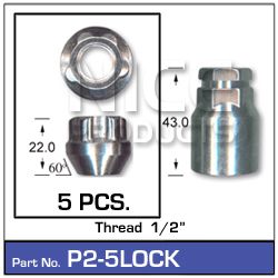 Lock Nuts (set of 5)