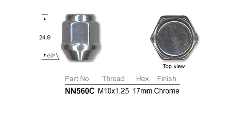 Chrome Nut