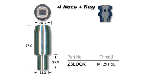 Lock Nuts (set of 4)