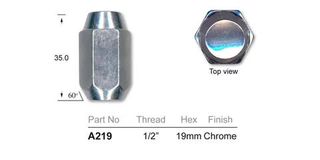 Chrome Nut