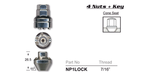 Lock Nuts (set of 4)