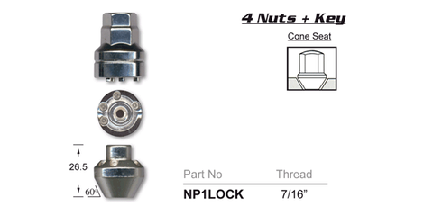 Lock Nuts (set of 4)