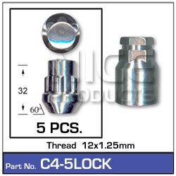 Lock Nuts (5) Nuts