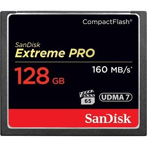 SANDISK EXTREME PRO COMPACTFLASH 128GB VPG65 160MB/S