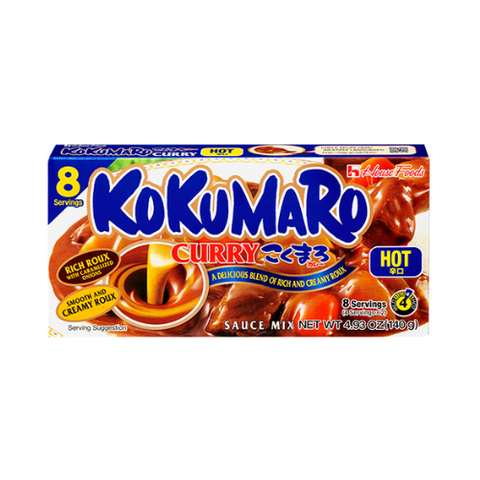 KOKUMARO CURRY HOT 140G/10x6