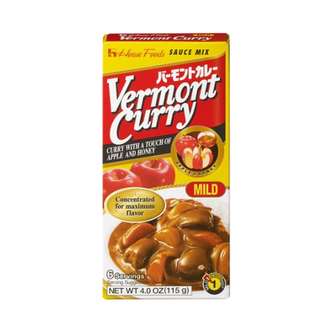 VERMONT CURRY MILD 115g/10x12