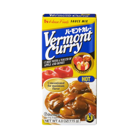 VERMONT CURRY HOT 115g/10x12