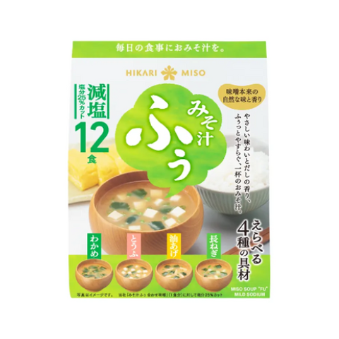 INSTANT MISO SOUP "FU"  (LESS SALT) /12