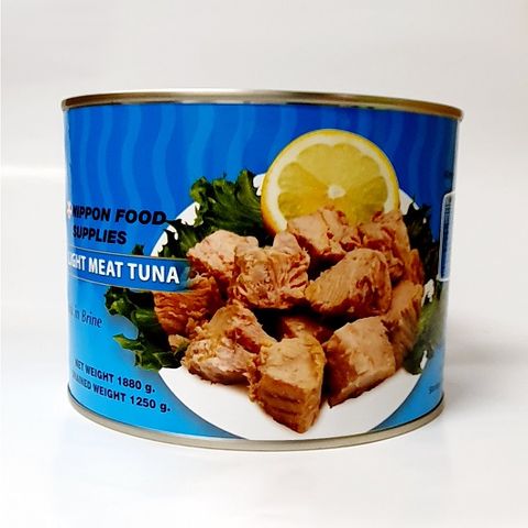 CAN TUNA IN BRINE 1.8KG/6