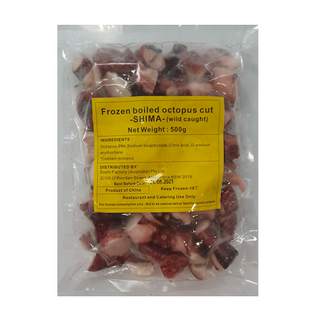 BOILED OCTOPUS CUT 500g/20