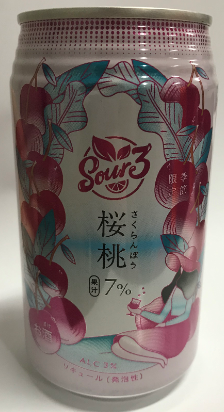 SNK CHU-HI SOUR3 CHERRY 350ML/24