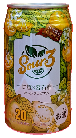 SNK CHU-HI SOUR3 ORANGE & GUAVA 350ML/24