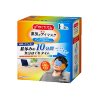 KAO HOT STEAM EYE MASK MENTHOL 12P/12