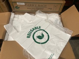 REUSABLE PLASTIC BAG LARGE