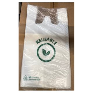 REUSABLE PLASTIC BAG SMALL