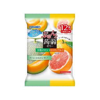 KONNYAKU JELLY 12P(MELON&PINK GRAPEFRUIT