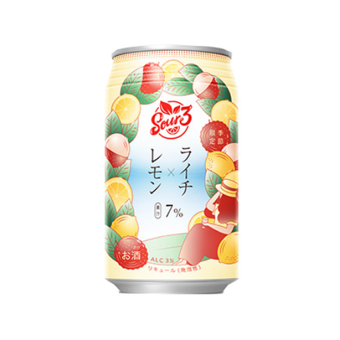 SNK CHU-HI SOUR3 LYCHEE & LEMON /24