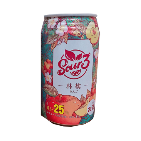 SNK CHU-HI SOUR3 APPLE 350ML/24