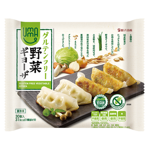 GZK UMAUMA GF VEGETABLE GYOZA 600g/20