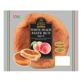 CMO WHITE PEACH PASTE BUN 1P/18