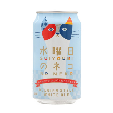 YHB SUIYOUBI NO NEKO BEER 5% 350ML/24