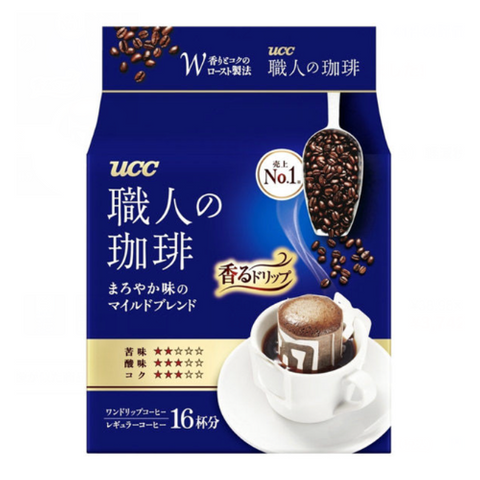 UCC DRIP COFFEE MILD(BLUE)16P/6