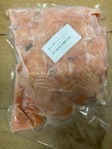 SALMON SMOKED COLD OFFCUT PIECES 1KG/10