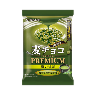 NKS CHOCO COATED WHEAT PUFF MATCHA /24x2