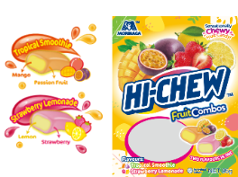 MRNG HI-CHEW FRUIT COMBOS 85G/6