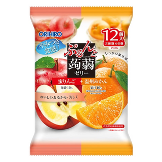 KONNYAKU JELLY 12P (FUJI APPLE & ORANGE)