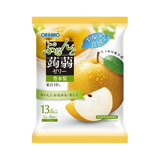 PURUN TO KONNYAKU JELLY  6P(HOUSUI NASHI PEAR)/24