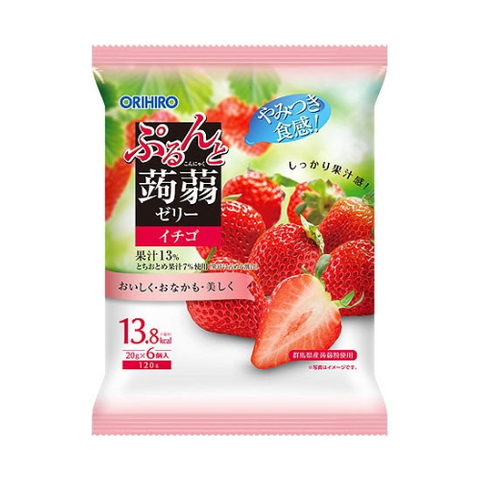 PURUN TO KONNYAKU JELLY 6P STRAWBERRY