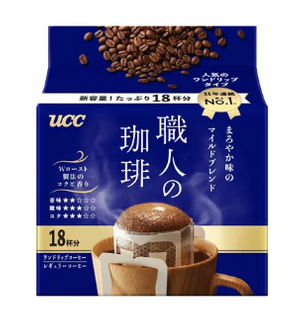 UCC DRIP COFFEE MILD (BLUE) 18P/6