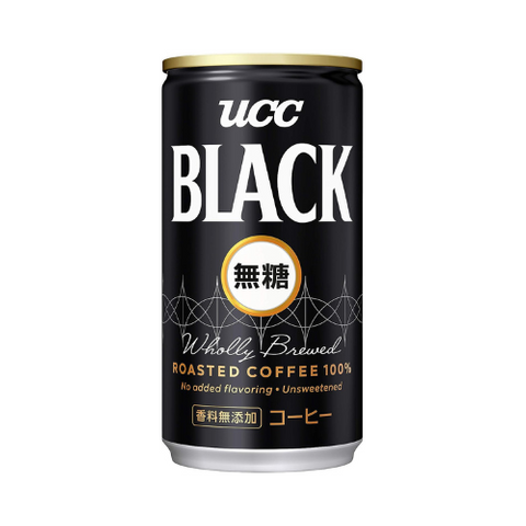 UCC CAN BLACK COFFEE 185G/30