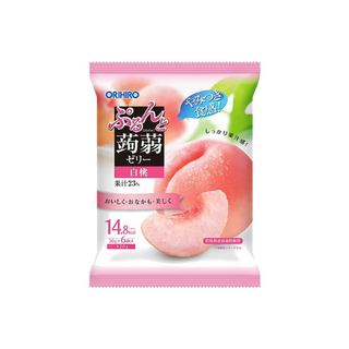 PURUN TO KONNYAKU JELLY  6P (PEACH)/24