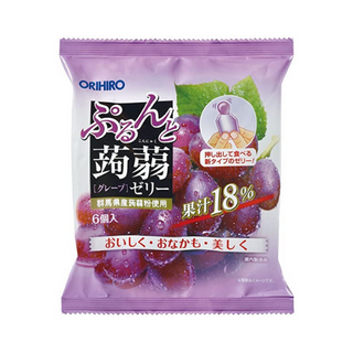 PURUN TO KONNYAKU JELLY  6P (GRAPE)/24