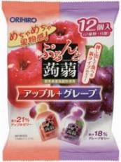 PURUN TO KONNYAKU JELLY 12P(APPLE&GRA/12