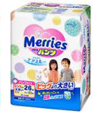 KAO MERRIES NAPPIES PANTS XXL/3