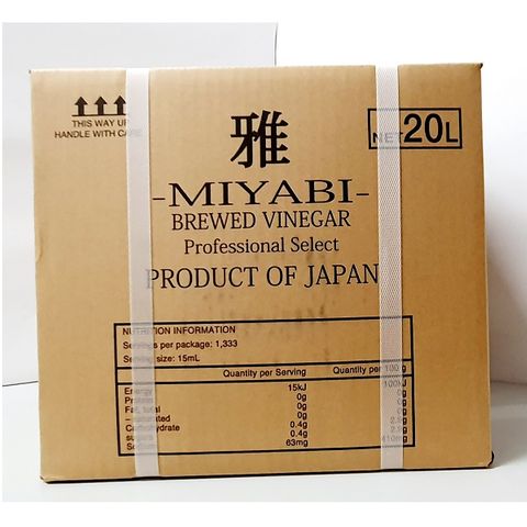 MIYABI VINEGAR 20L/1