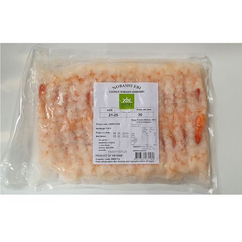 COOKED NOBASHI EBI VM 21/25 M SIZE 30p/30