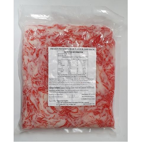 SHREDDED CRAB 1KG/10