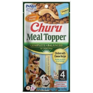 DOG (S-M) CHURU MEAL TOPPER (CHICKEN & CHEESE) 14Gx4/6x8